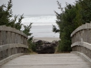 Bridge to On a Beach