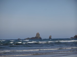 Rocks off the Coast of Cannon Beach, Oregon